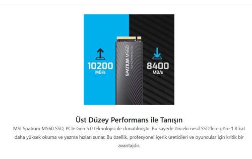 En ucuz MSI Harddisk  SSD fiyatı